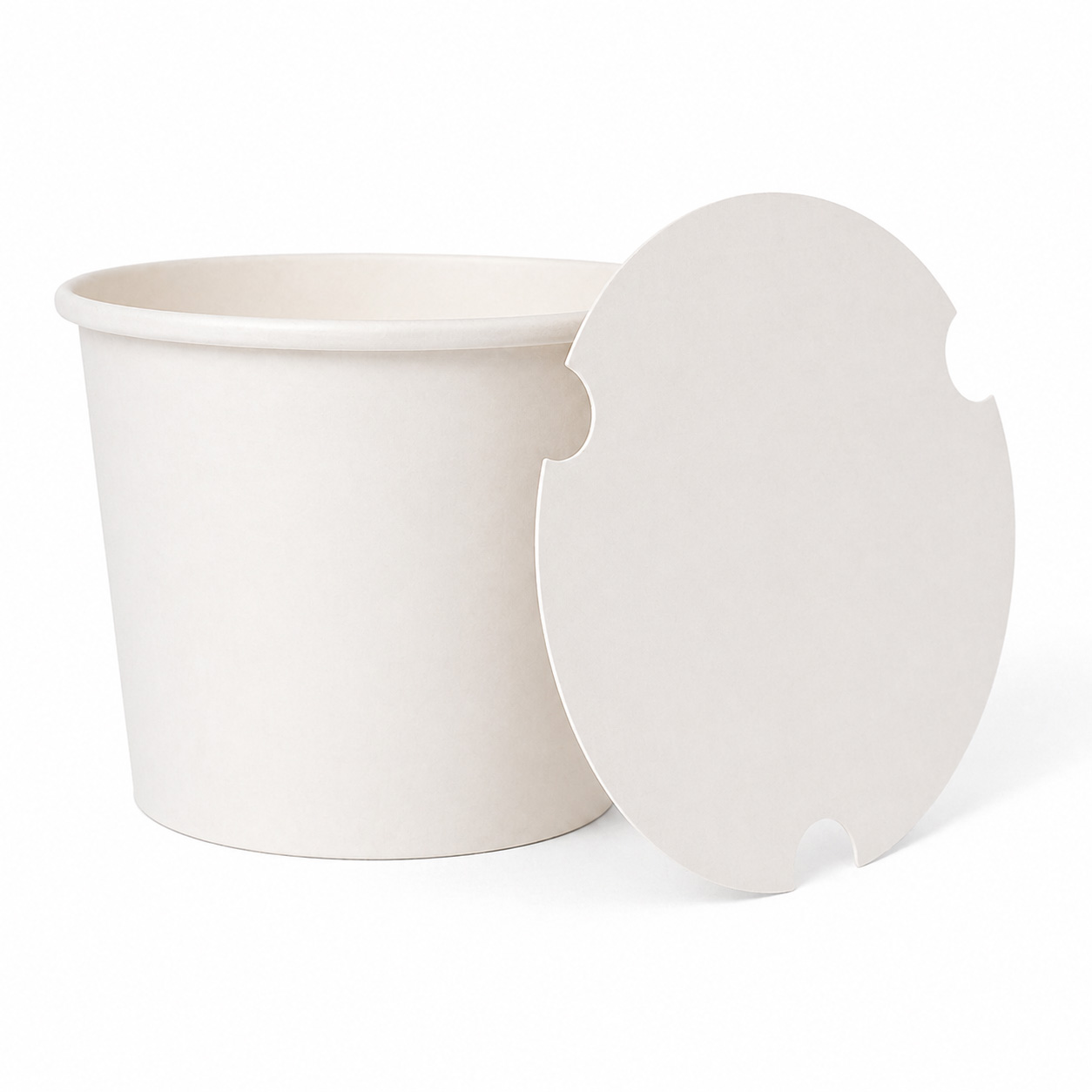 Paper Bowls With Printed Paper Lid